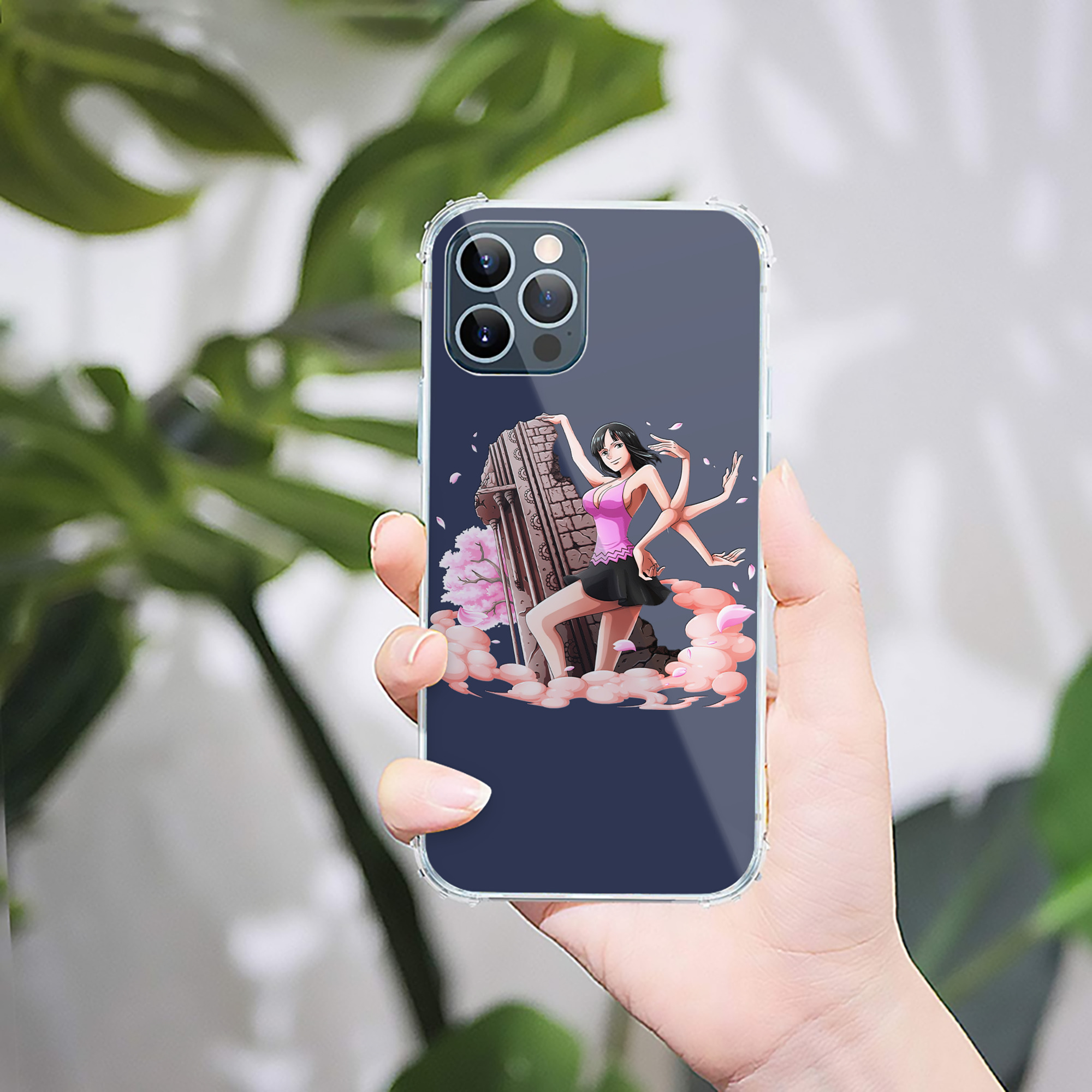 （画像用） ワンピース ニコ・ロビン ONE PIECE Nico Robin 【iPhone 12シリーズ対応】透明スマホケース（クリアソフトケース）